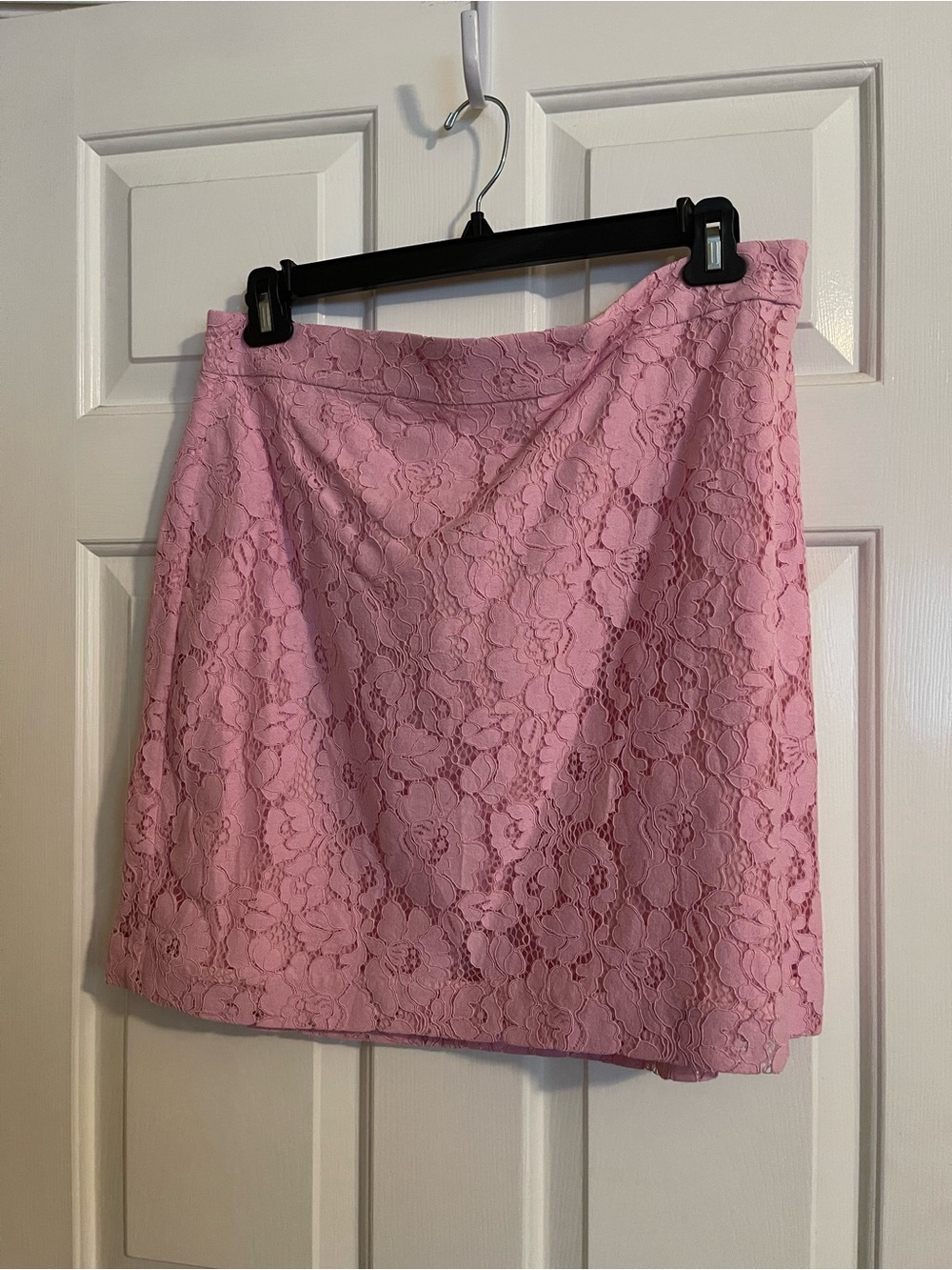 Ann Taylor Pink Lace A-Line Skirt NWT